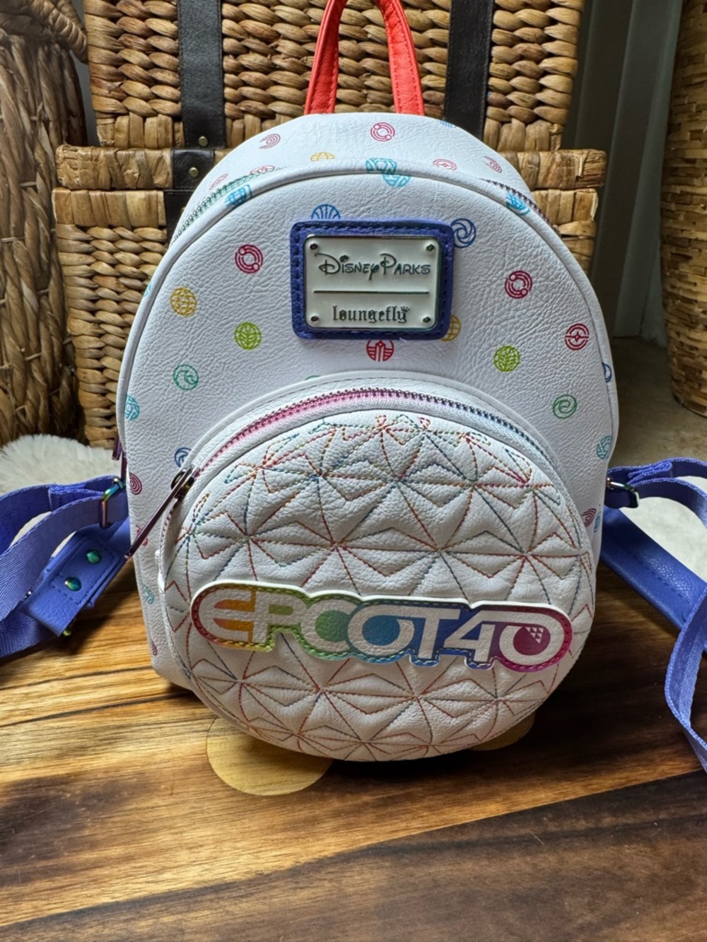 Disney parks EPCOT 40 Rainbow Accent loungefly Backpack